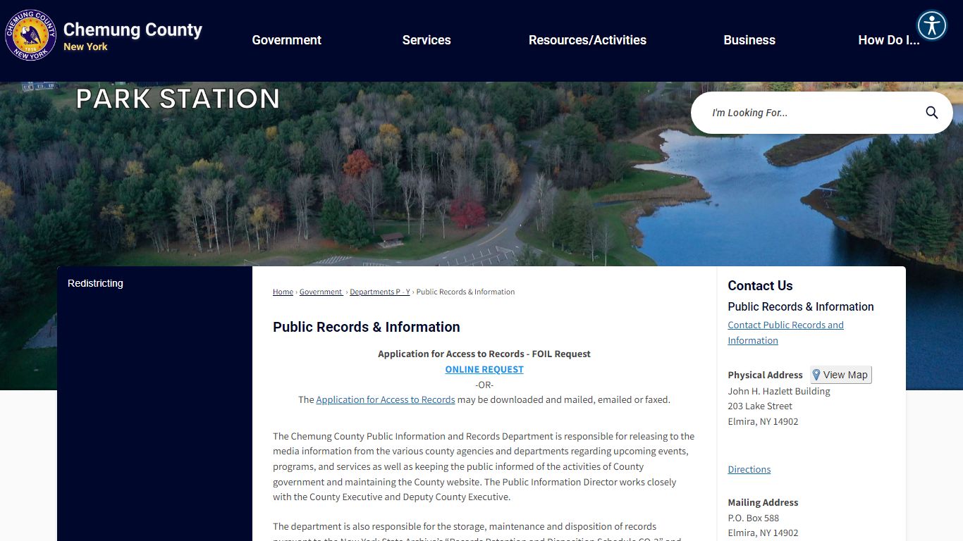 Public Records & Information | Chemung County, NY